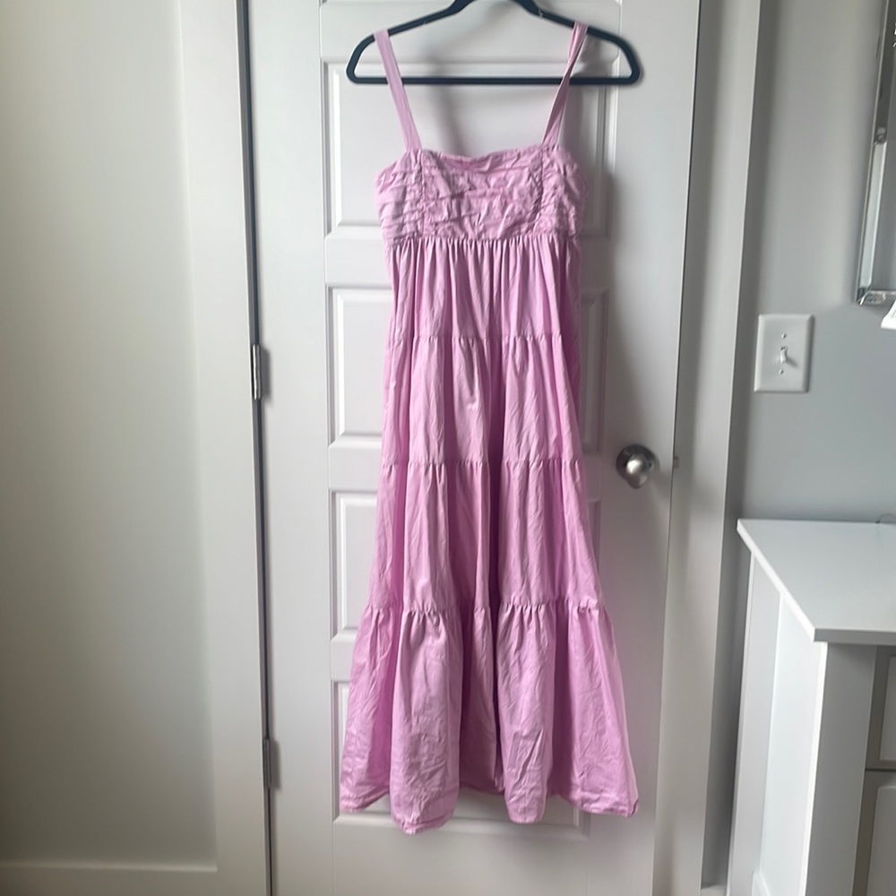 Pink maxi Zara dress